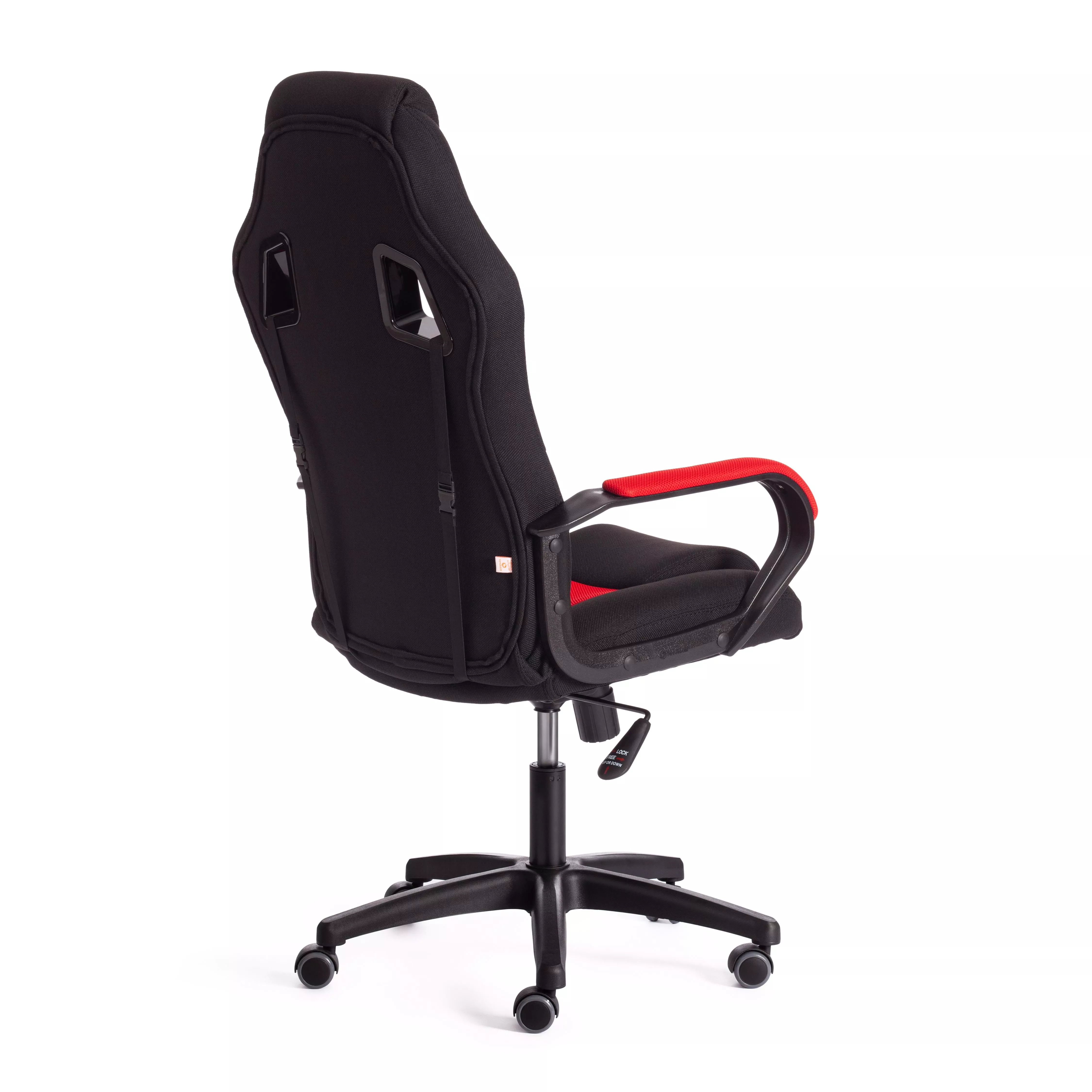 Кресло DRIVER (22) ткань черный / красный