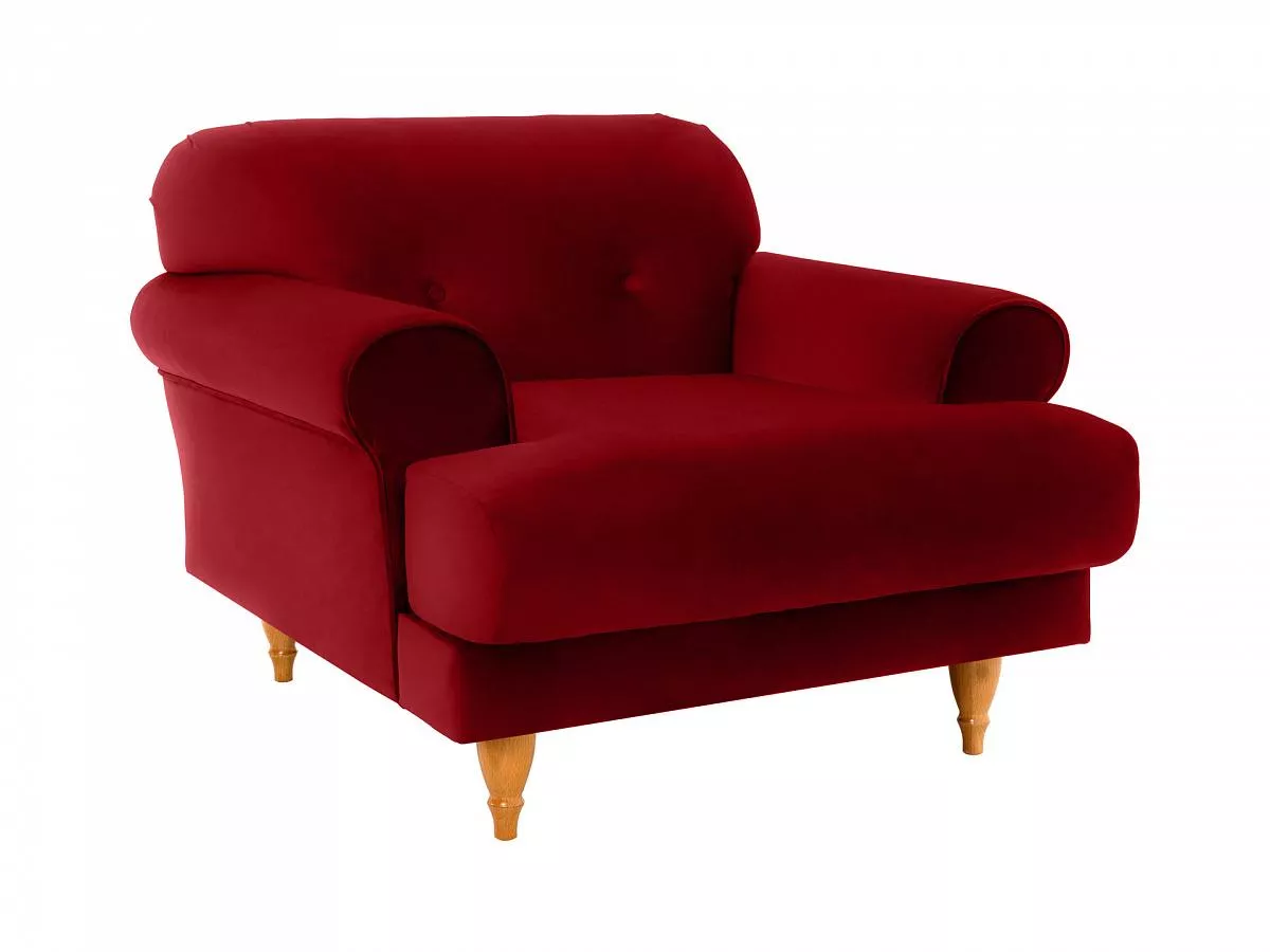 Кресло Italia (бук) красный 339940