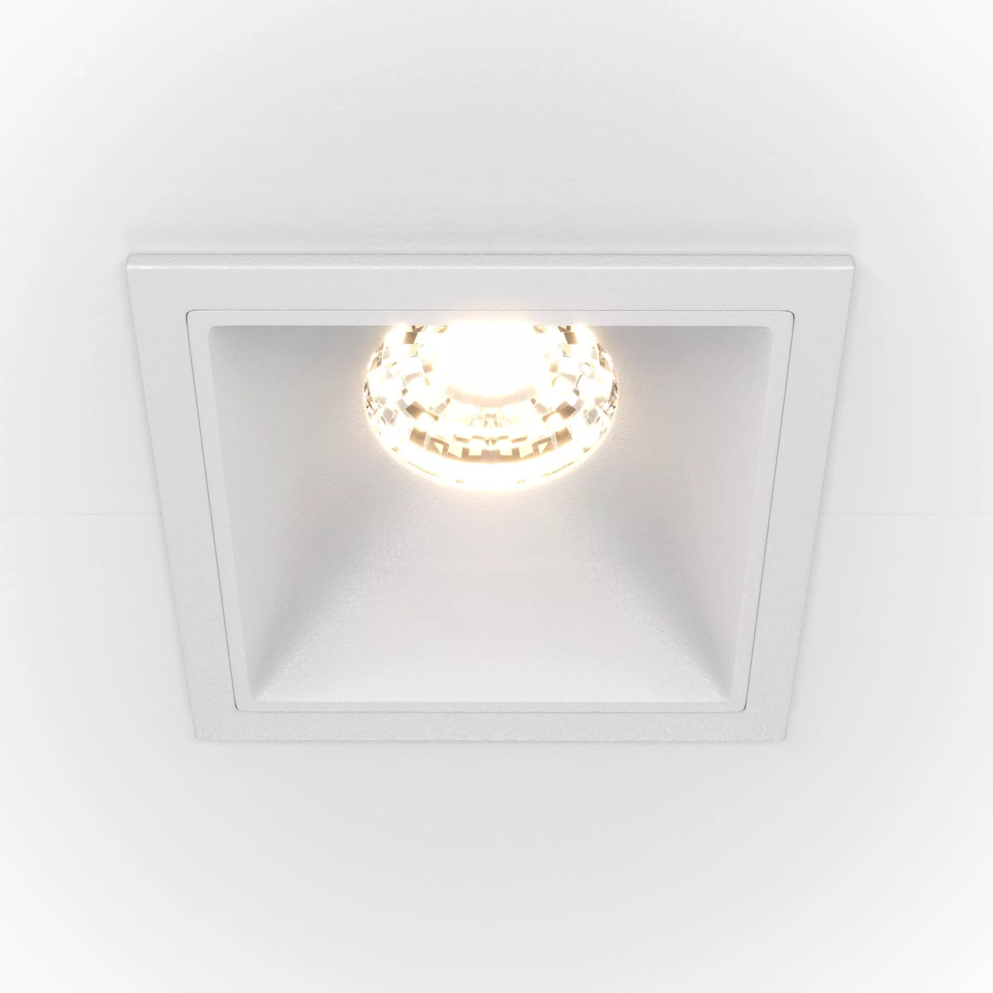 Точечный встраиваемый светильник Maytoni Alfa LED DL043-01-10W4K-SQ-W