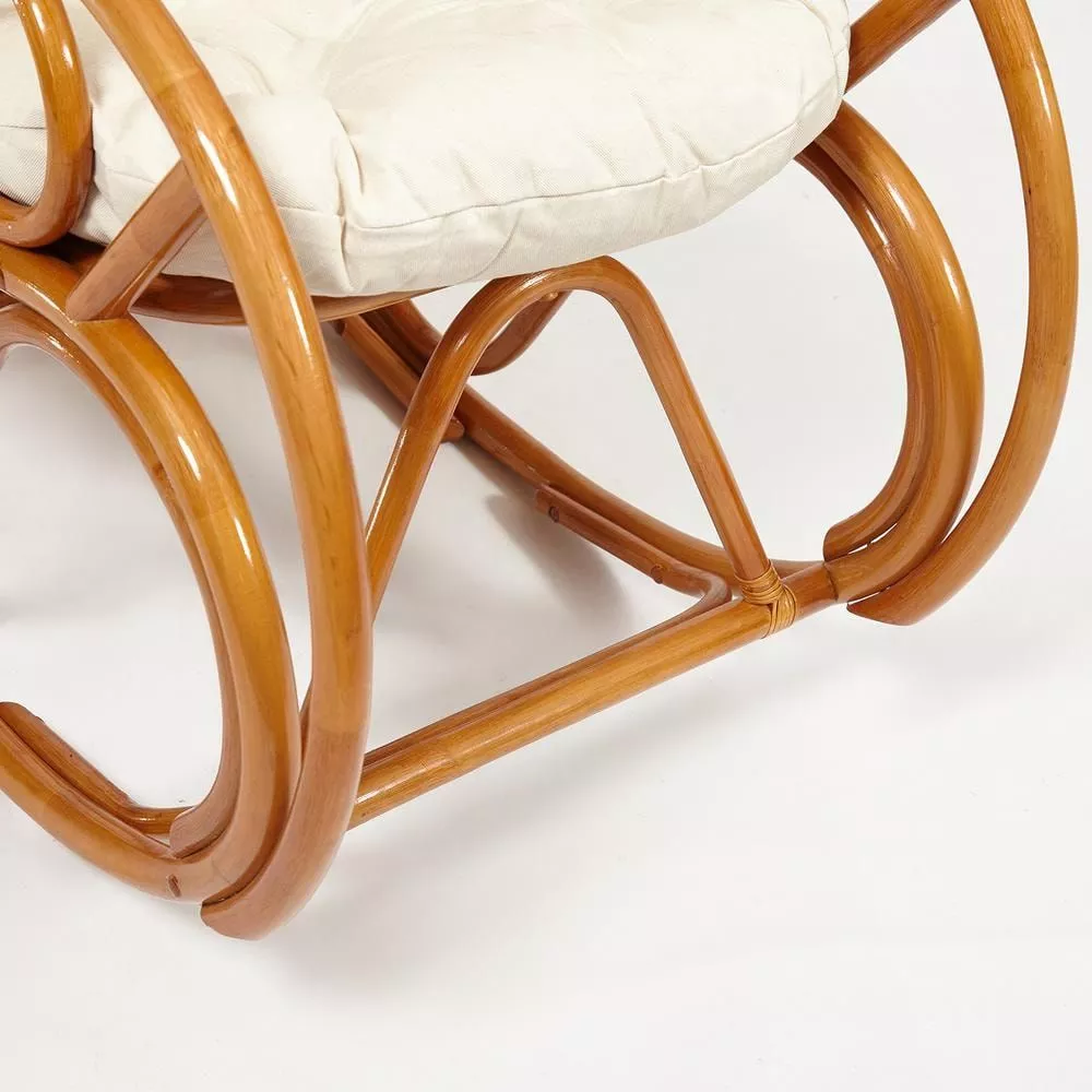 Кресло-качалка VIENNA (разборная) без подушки коньяк