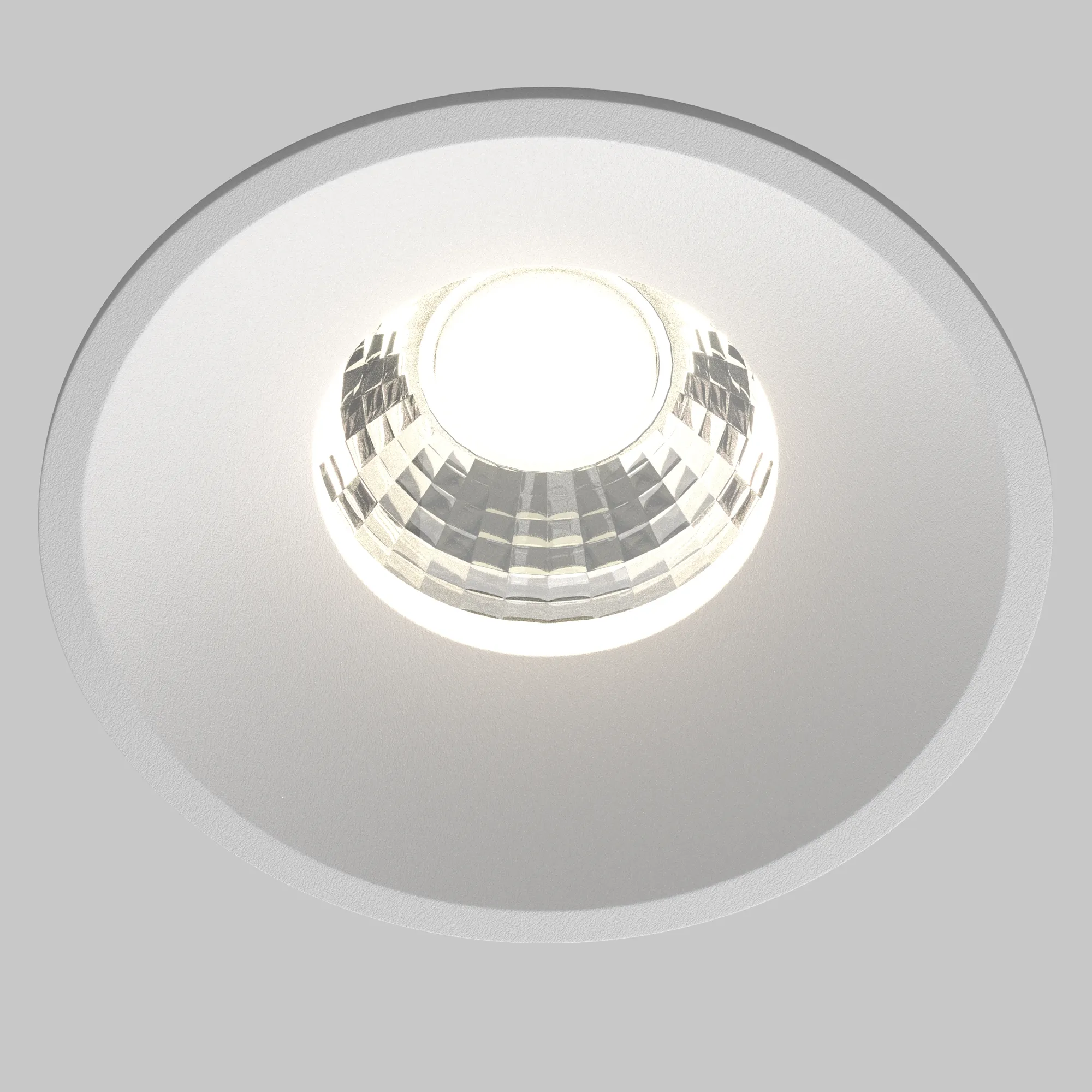 Точечный встраиваемый светильник Maytoni Round DL058-12W-DTW-W