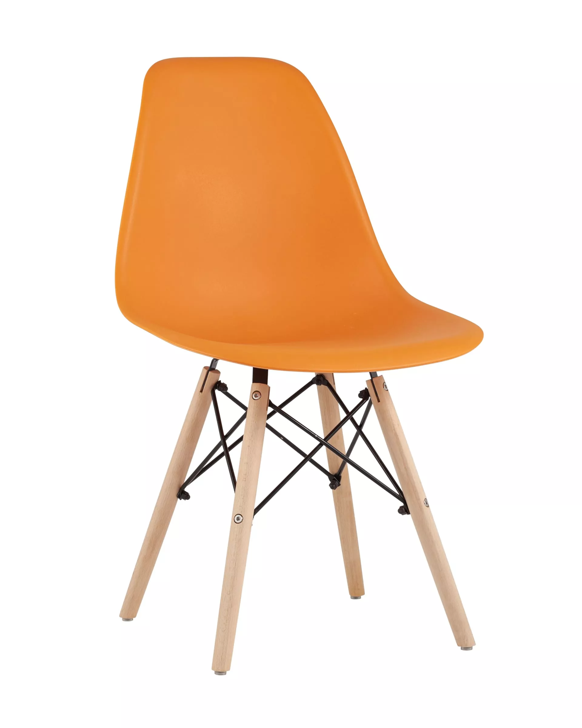 Комплект стульев Eames Style DSW оранжевый x4 шт