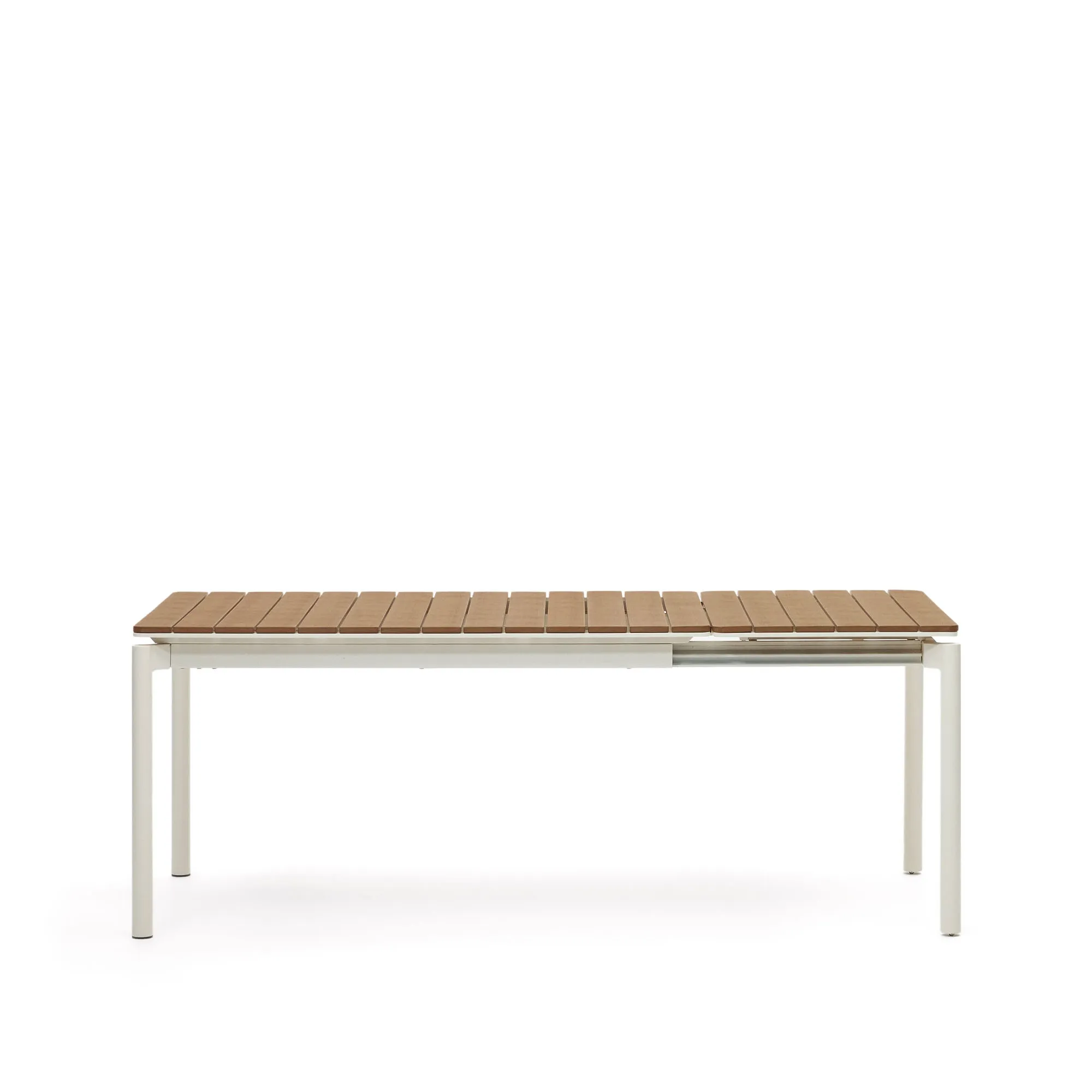 Уличный раздвижной стол La Forma Canyelles белый 140 (200) x 90 156907