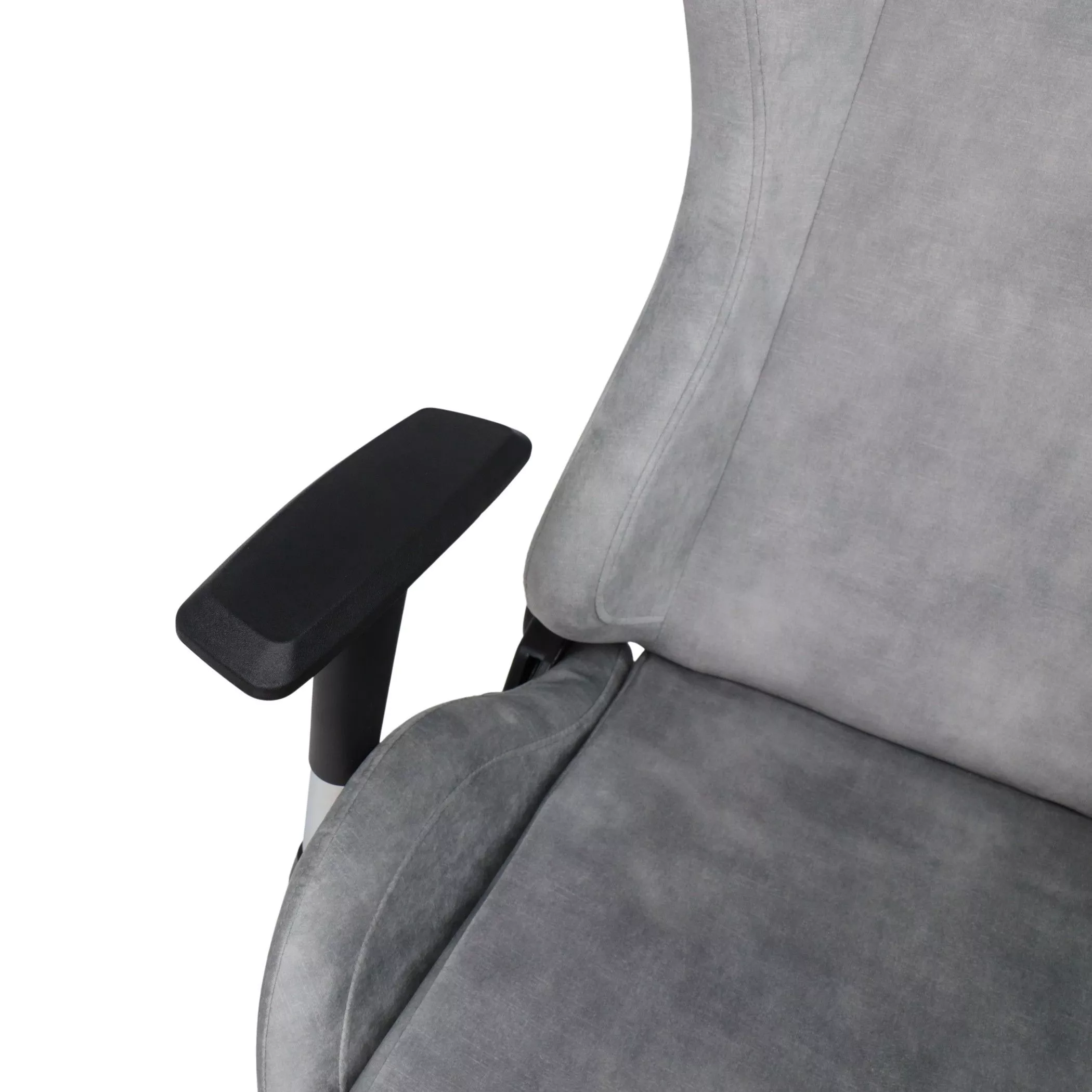 Кресло поворотное Titan серый велюр 83801