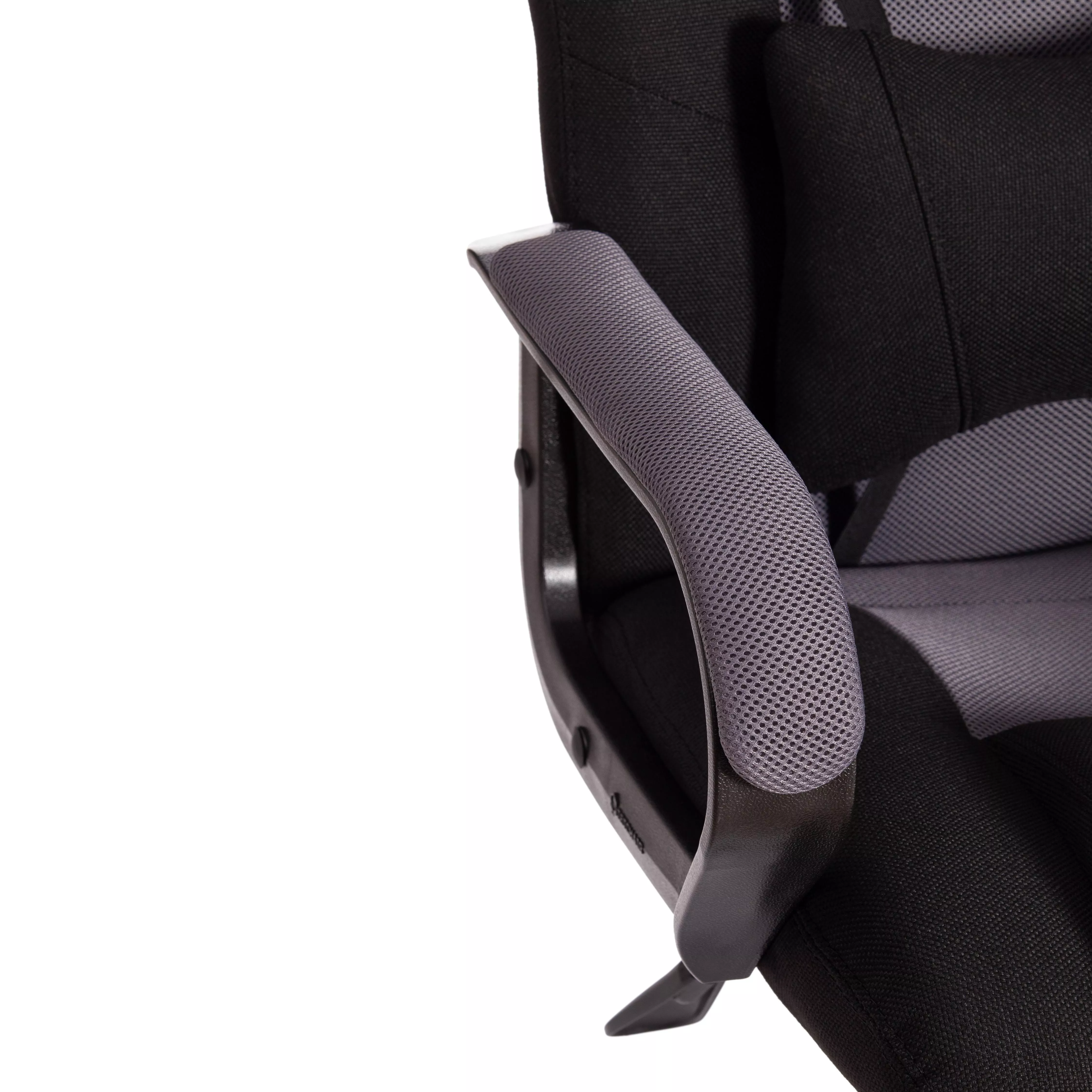 Кресло DRIVER (22) ткань черный / серый