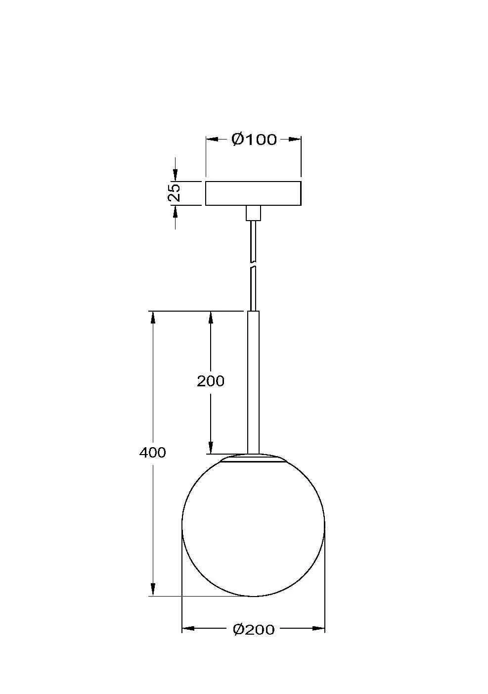 Подвесной светильник Maytoni Basic form MOD321PL-01B1