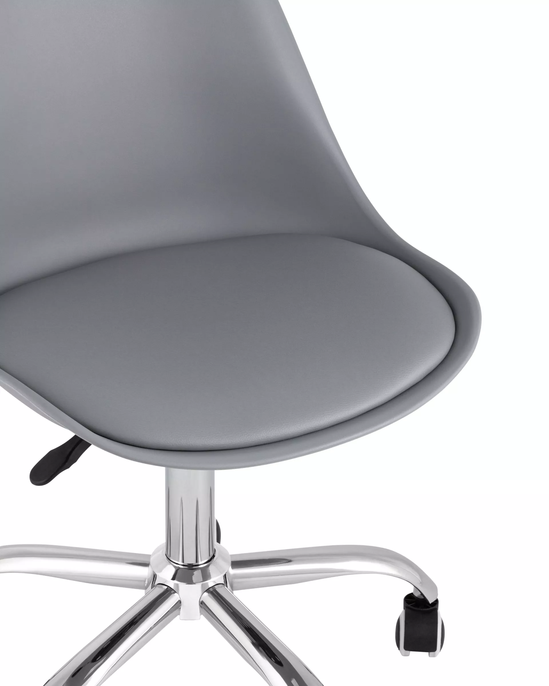 Кресло офисное BLOK NEW пластиковый серый