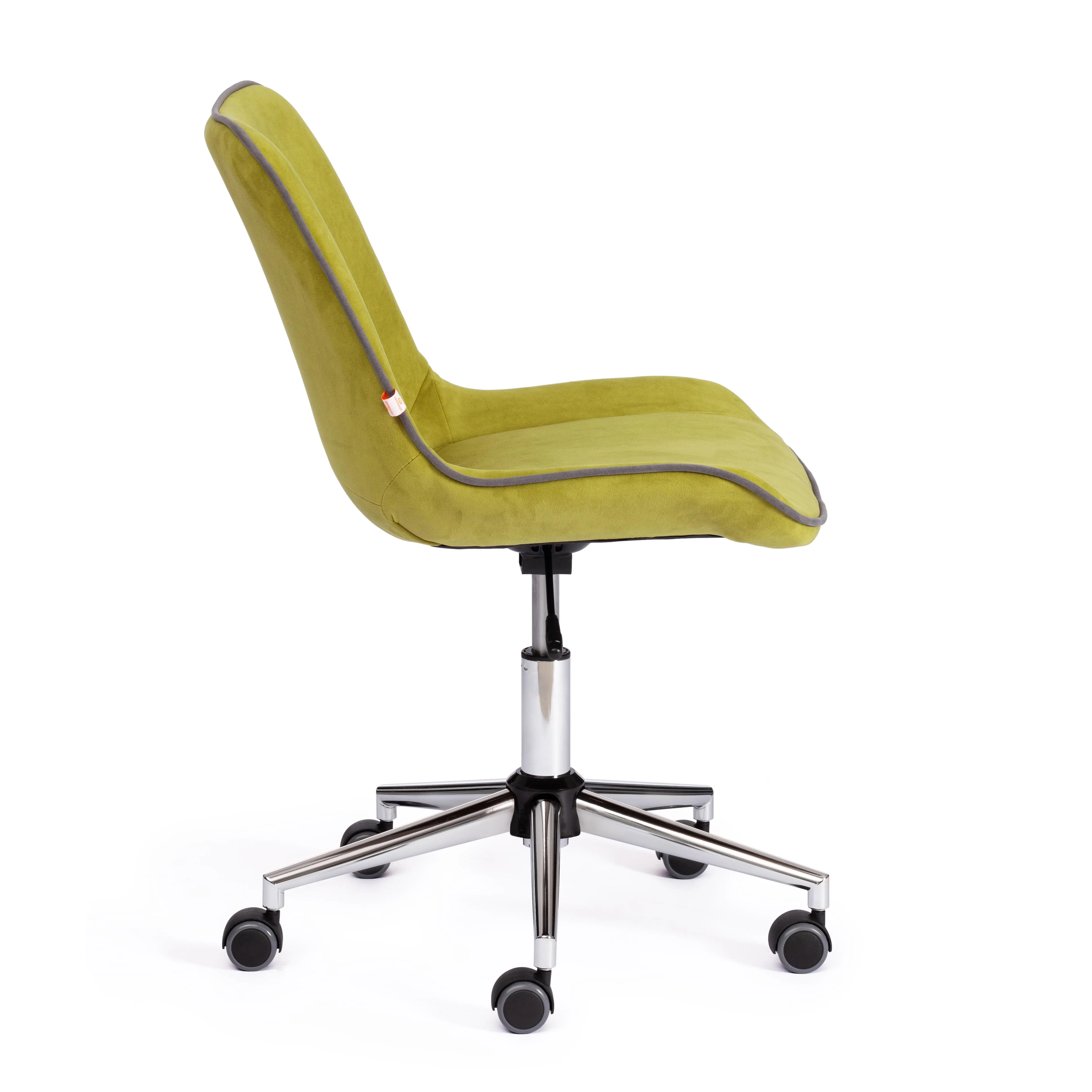 Кресло офисное STYLE флок оливковый