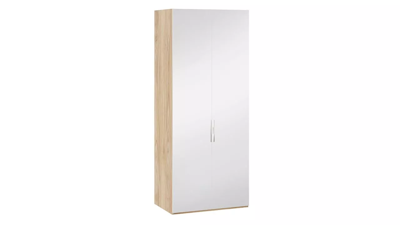 Шкаф для одежды с зеркальными дверями яблоня беллуно Эмбер СМ-348.07.004