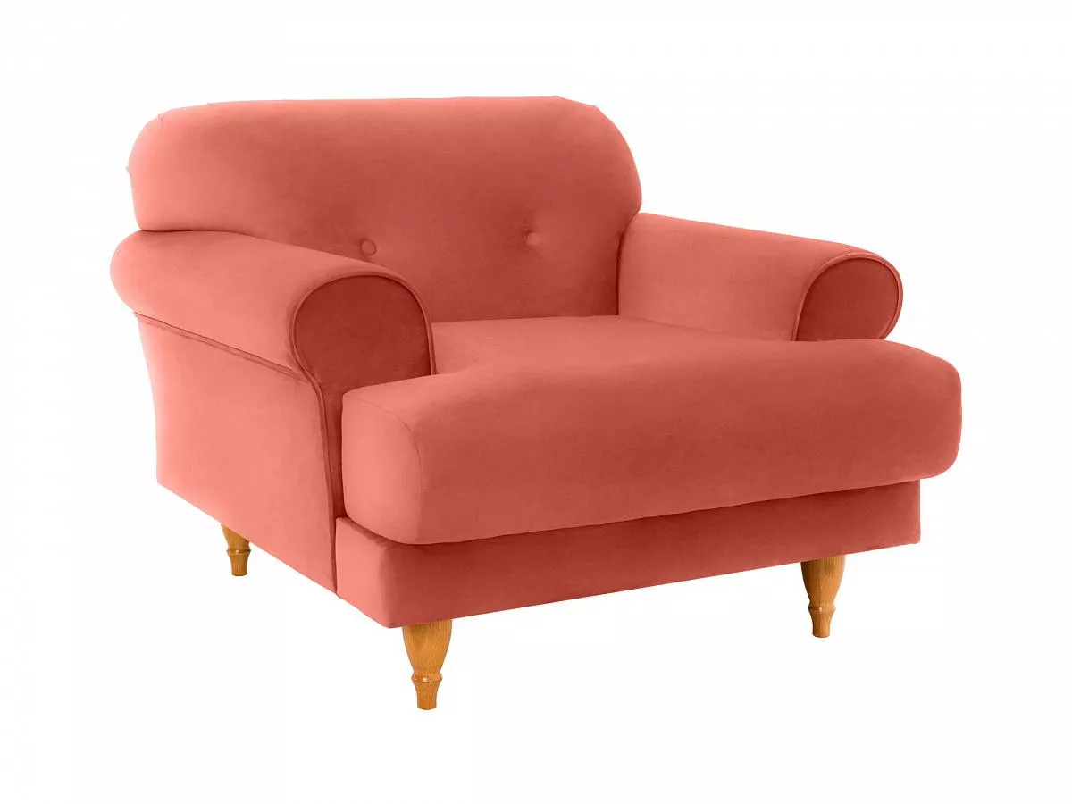 Кресло Italia (бук) розовый 339942