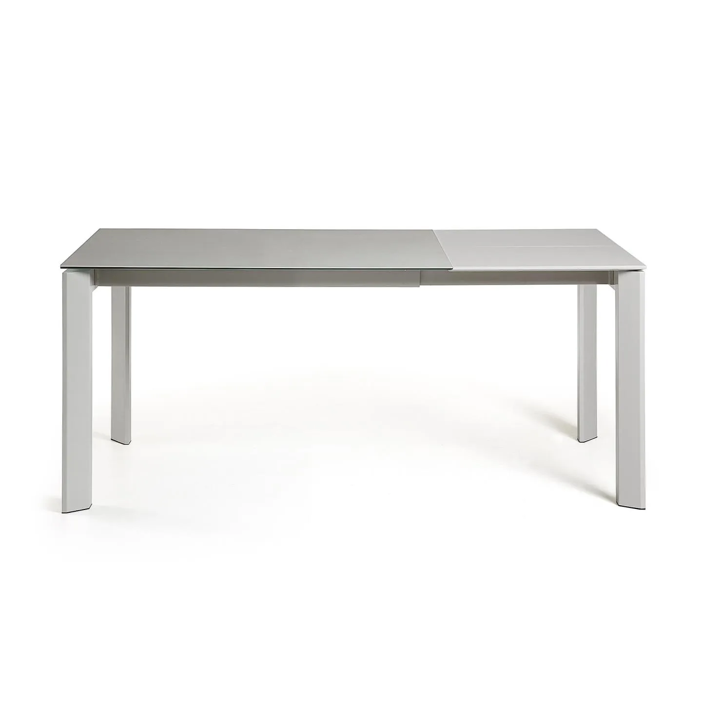 Стол обеденный La Forma Glynis 120(180)x80 серый керамическая столешница