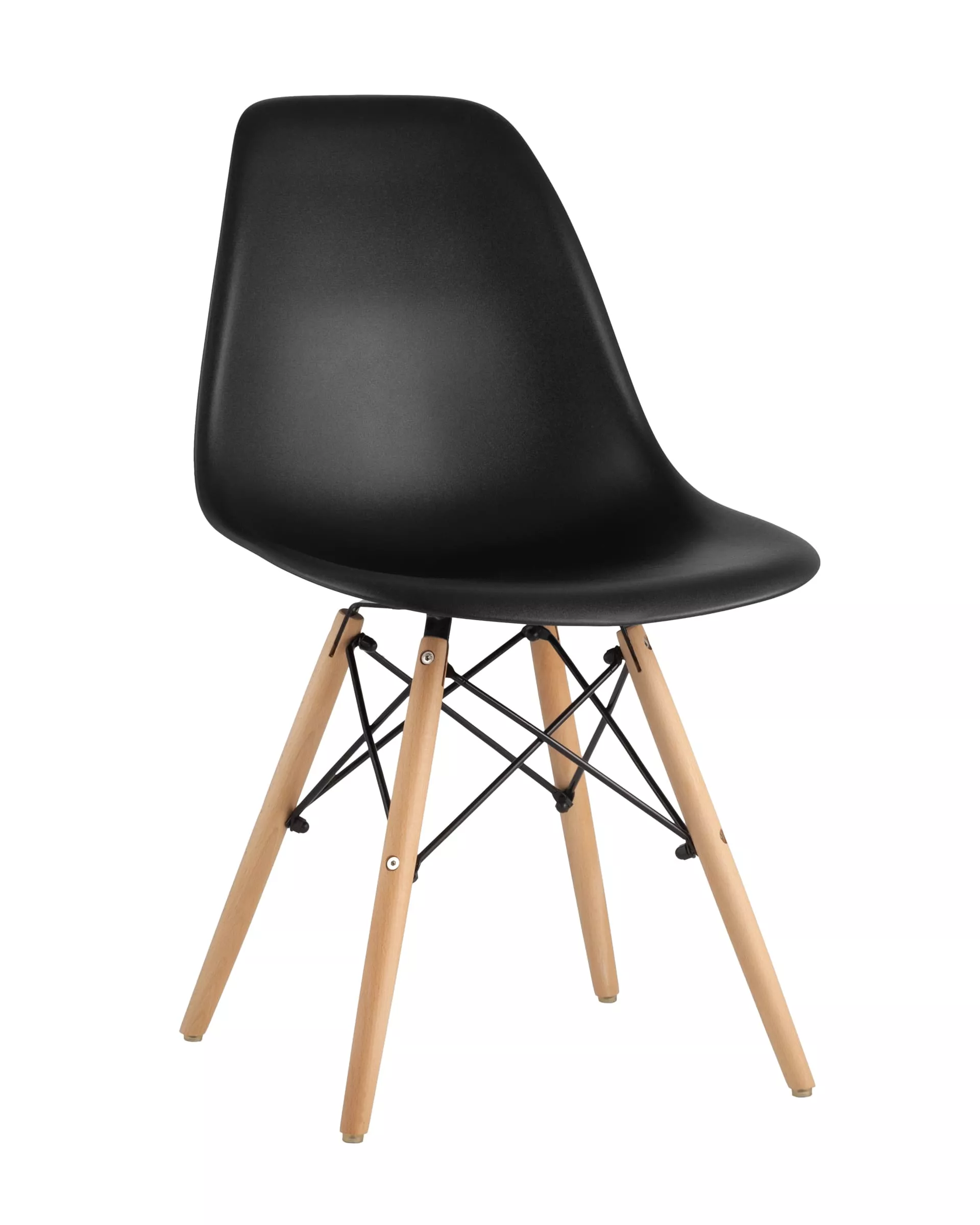 Комплект стульев Eames Style DSW черный x4 шт