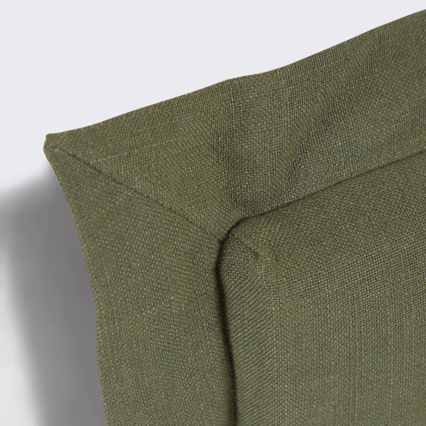 Изголовье La Forma лен зеленого цвета Tanit со съемным чехлом 186 x 106 см