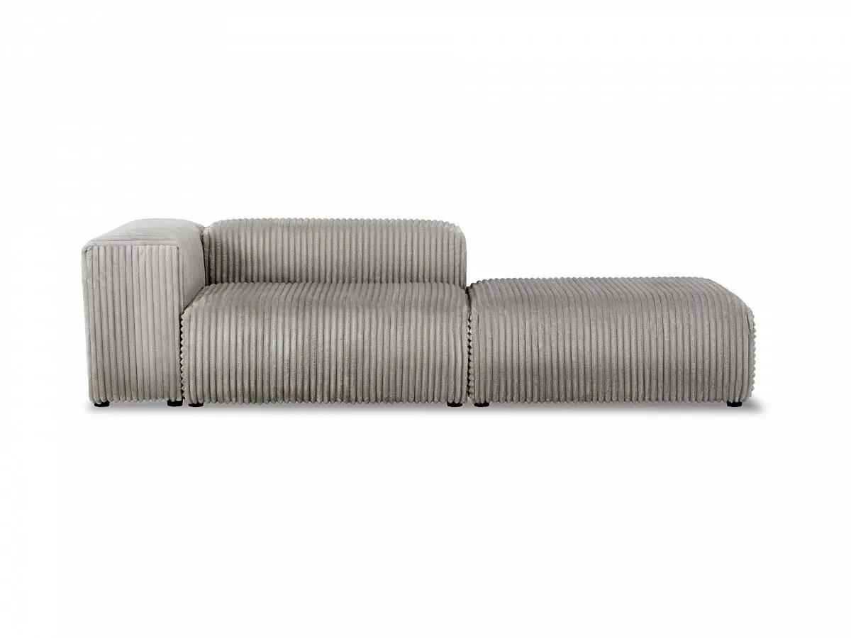 Модульный диван Sorrento мех серый 635093
