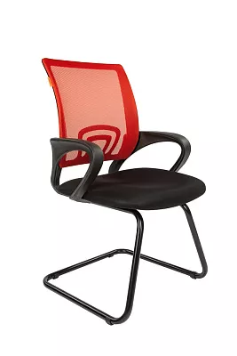 Кресло на полозьях CHAIRMAN 696-V красный