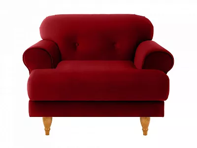 Кресло Italia (бук) красный 339940