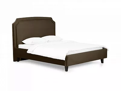 Кровать двуспальная Ruan 160х200 коричневый 582813
