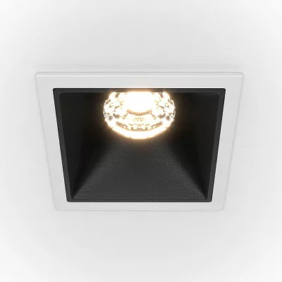 Точечный встраиваемый светильник Maytoni Alfa LED DL043-01-10W3K-D-SQ-WB