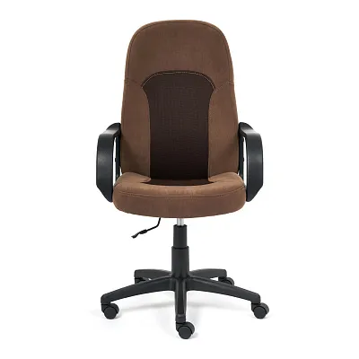 Кресло компьютерное PARMA флок коричневый