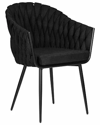 Стул-кресло DOBRIN MATILDA черная ткань LAR 275-50