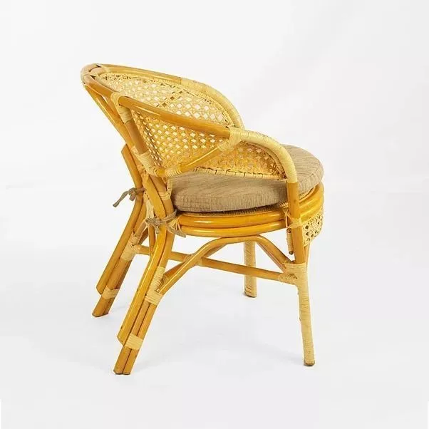 Комплект мебели из ротанга Пеланги 02 15 с 2х местным диваном и овальным столом мед