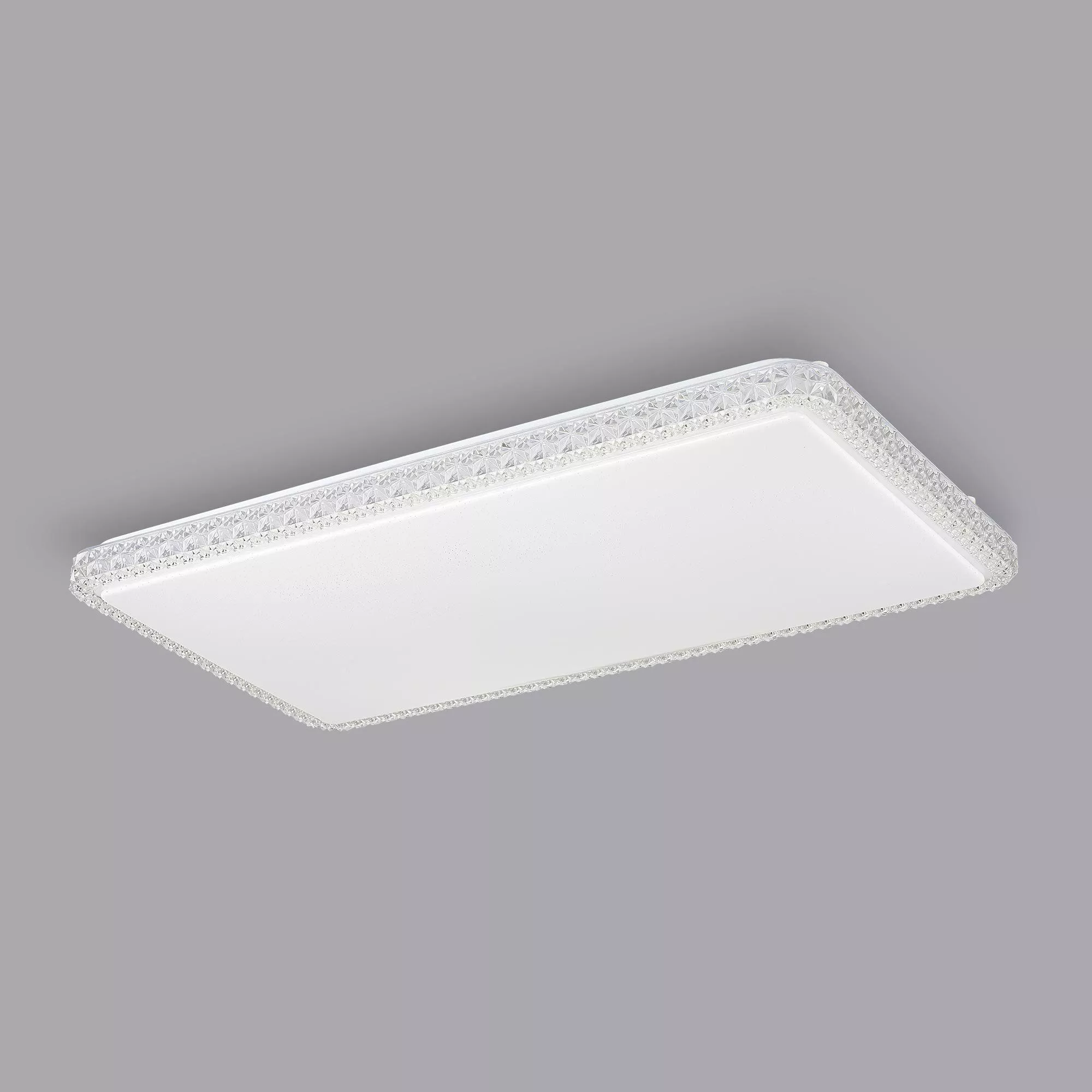 Потолочный светильник Кристалино Слим прозрачный прямоугольник Citilux CL715P600