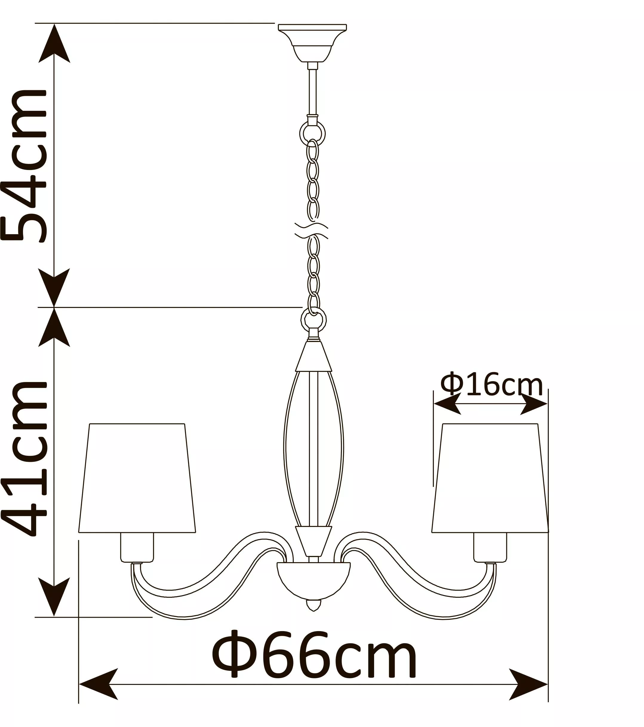 Подвесная люстра Arte Lamp ORLEAN A9310LM-5WG
