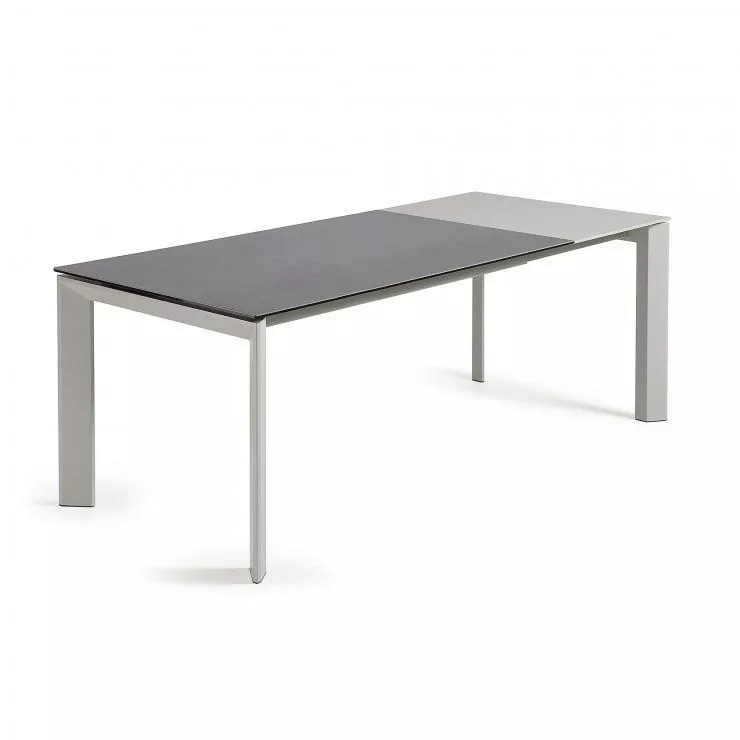 Обеденный стол La Forma Atta 220х90 серый 055477