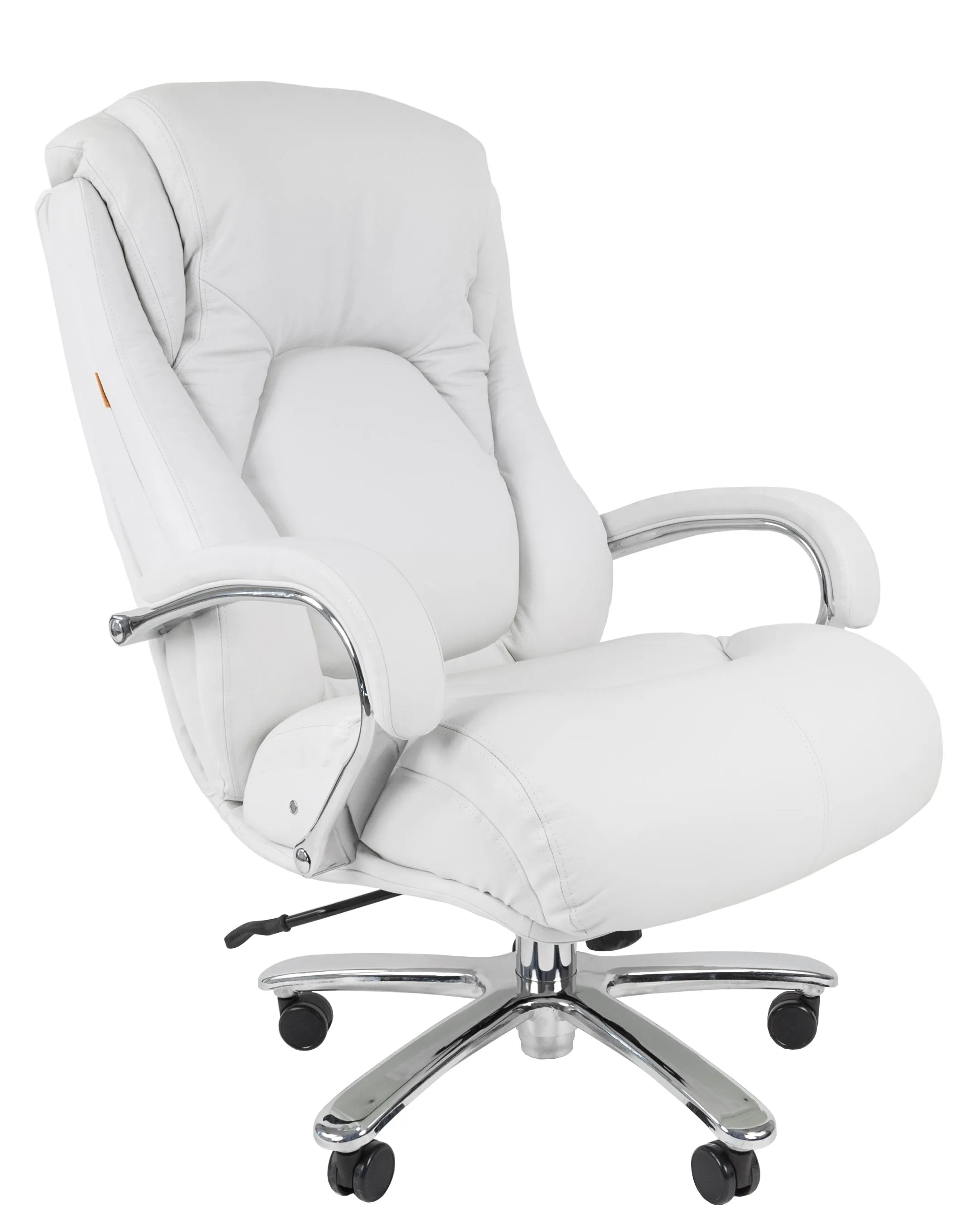 Кресло руководителя усиленное (до 250 кг) CHAIRMAN 402 белое