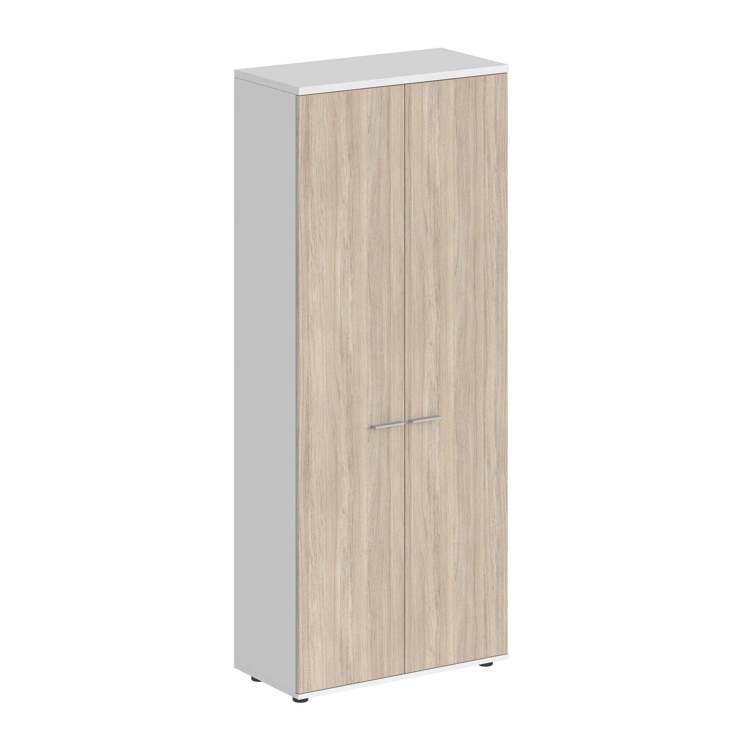 Шкаф высокий NORDEN Sigma двухдверный / задняя стенка HDF (800х400х1955) SG.801.WH.OL