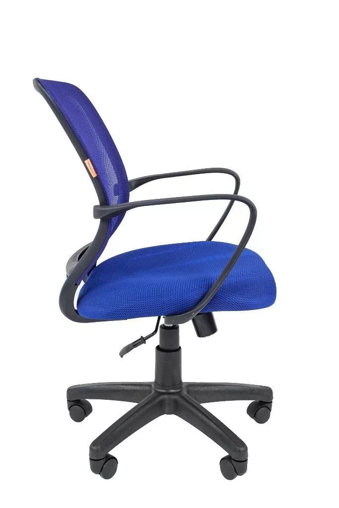 Кресло для оператора Chairman 698 black ткань сетка синий TW 10