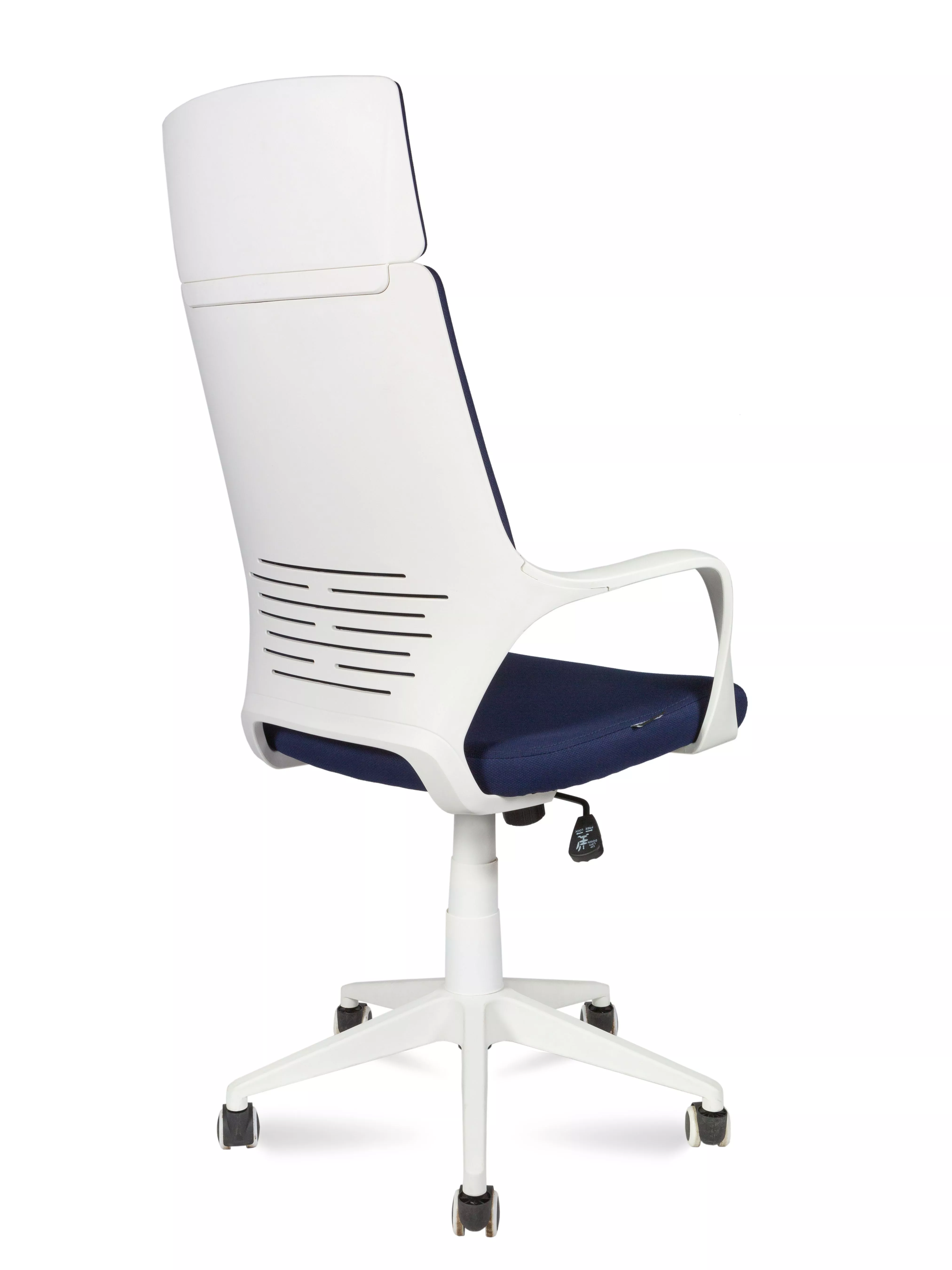 Кресло компьютерное NORDEN IQ ткань белый пластик / темно-синий CX0898H-0-223