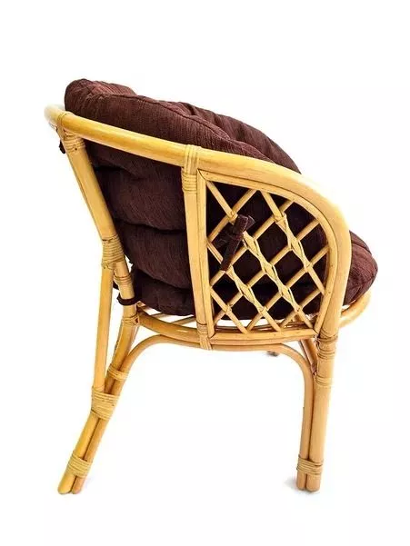 Комплект мебели из ротанга Багама дуэт мед (подушки шенилл полные коричневые)