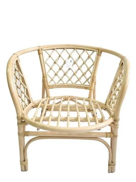 Кресло из ротанга Багама натуральный (подушки твил полные коричневые)