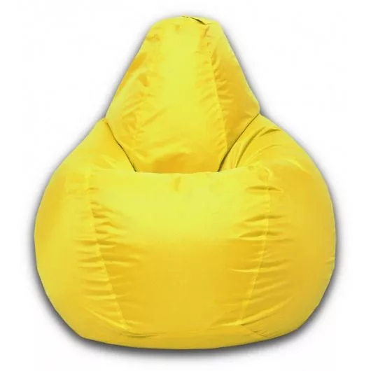 Кресло-мешок Груша L оксфорд желтый