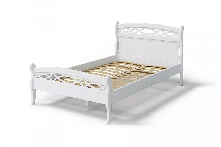 Кровать Натали белый 120х200 МЛК