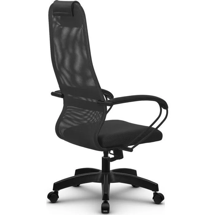 Кресло компьютерное SU-BК130-8 Pl Темно-серый / Темно-серый