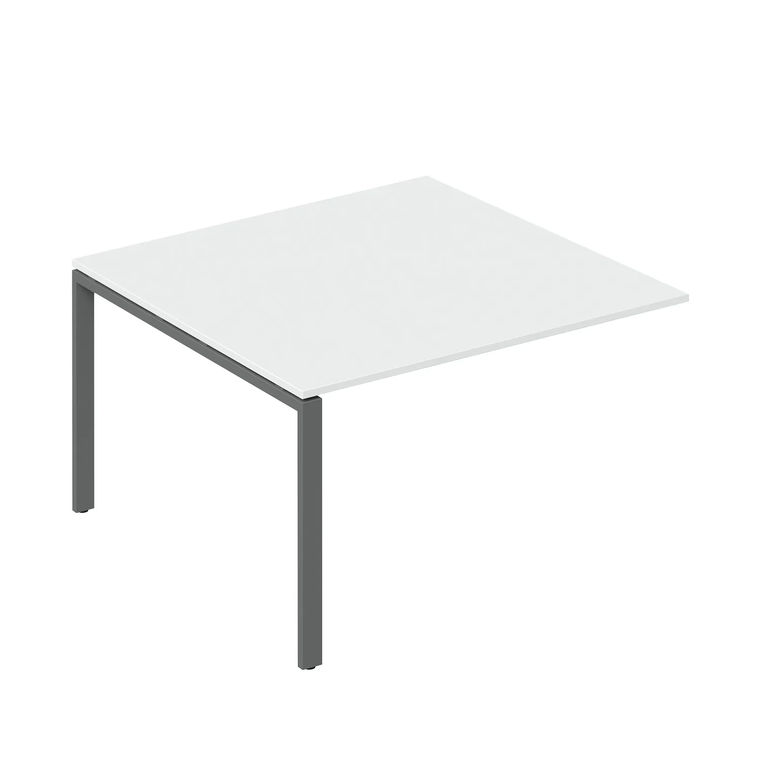 Удлинитель стола для переговоров на металлоопорах Trend Metal 120х124