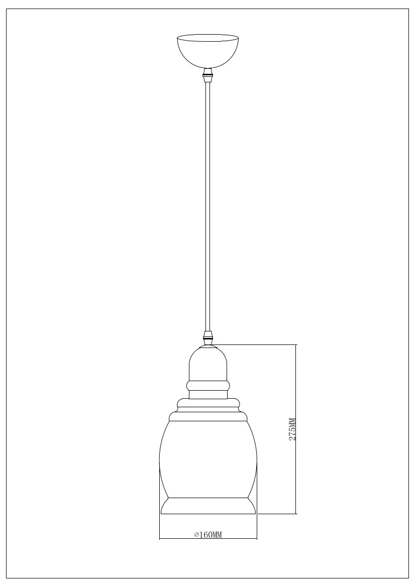 Подвесной светильник ESCADA FIRESIDE 1101/1