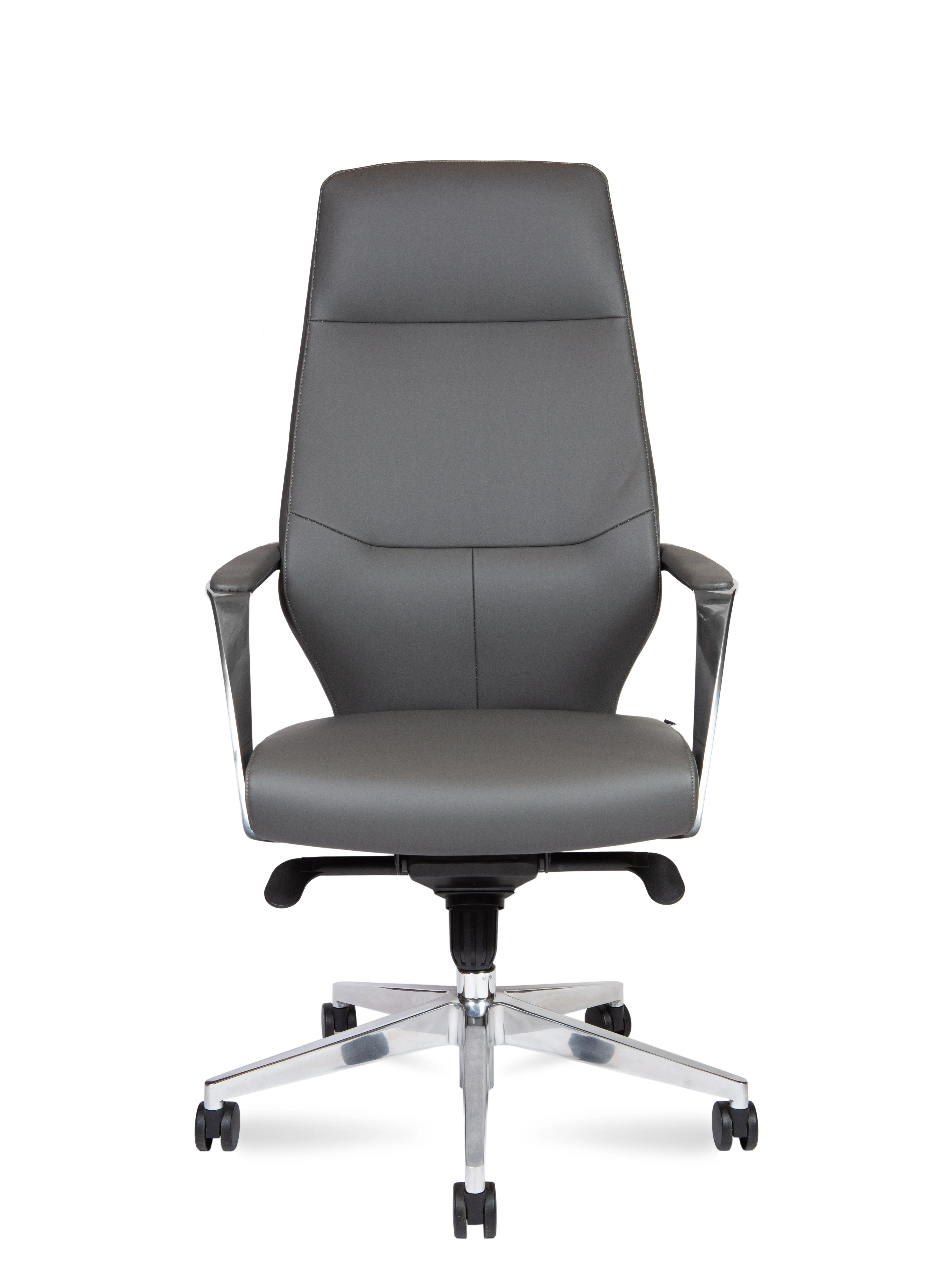 Кресло руководителя NORDEN Capital Grey экокожа серый L326HCA-Grey