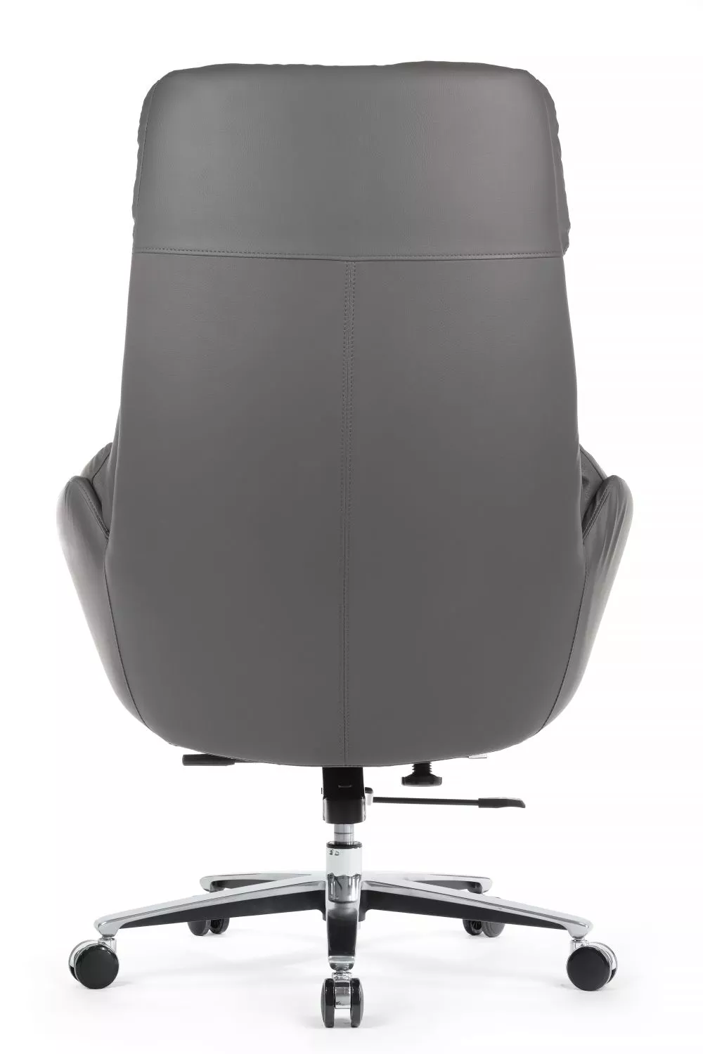Кресло руководителя из натуральной кожи RIVA DESIGN Marco (LS-262A) серый