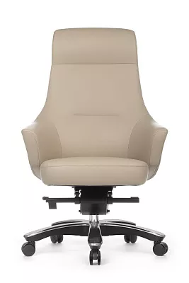Офисное кресло из натуральной кожи RIVA DESIGN Jotto (A1904) светло-бежевый