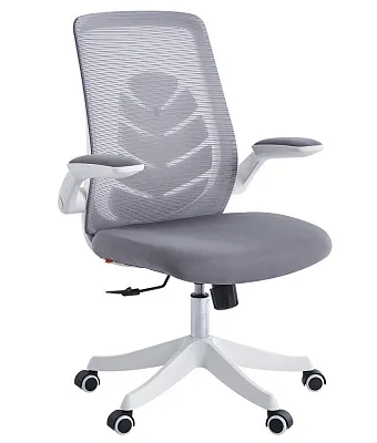Кресло компьютерное CHAIRMAN CH565 сетчатая спинка поддержка поясницы серый