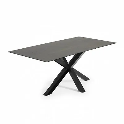 Обеденный стол La Forma Arya 200х100 керамический серый 056627