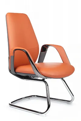 Конференц кресло RIVA DESIGN Napoli-SF YZPN-YR022 оранжевый / серый