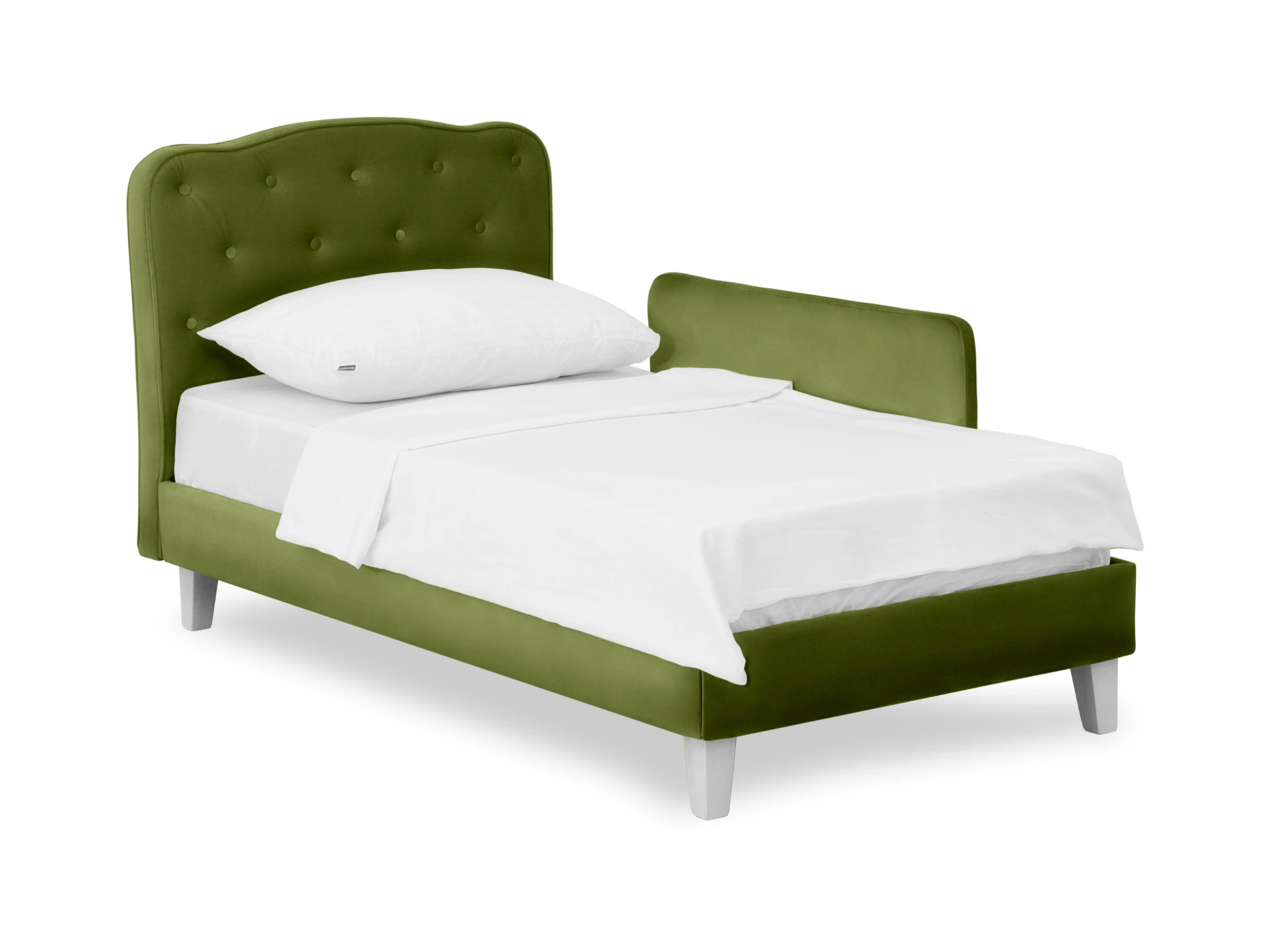 Мягкая кровать Candy зеленый 341092