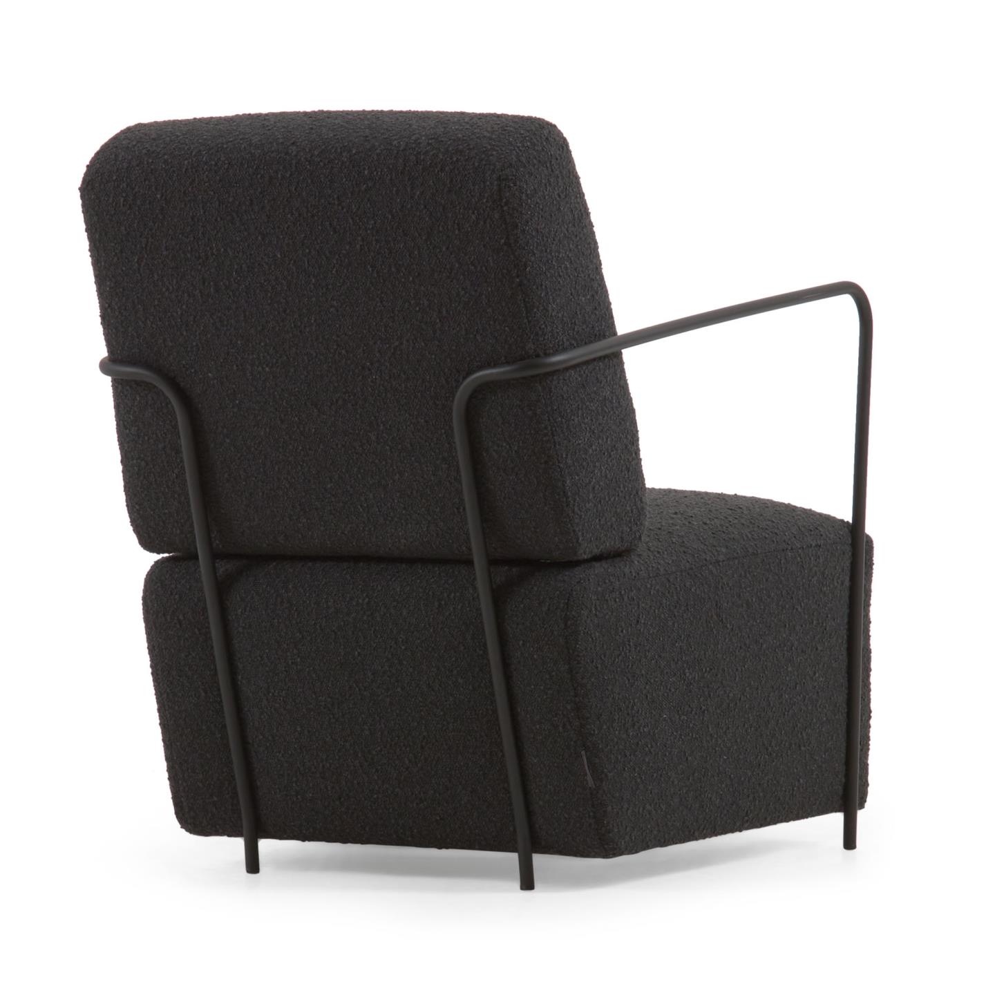 Кресло La Forma Gamer из черной ткани букле 110427