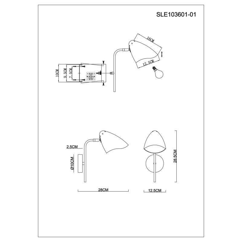 Бра Evoluce SATTA SLE103601-01