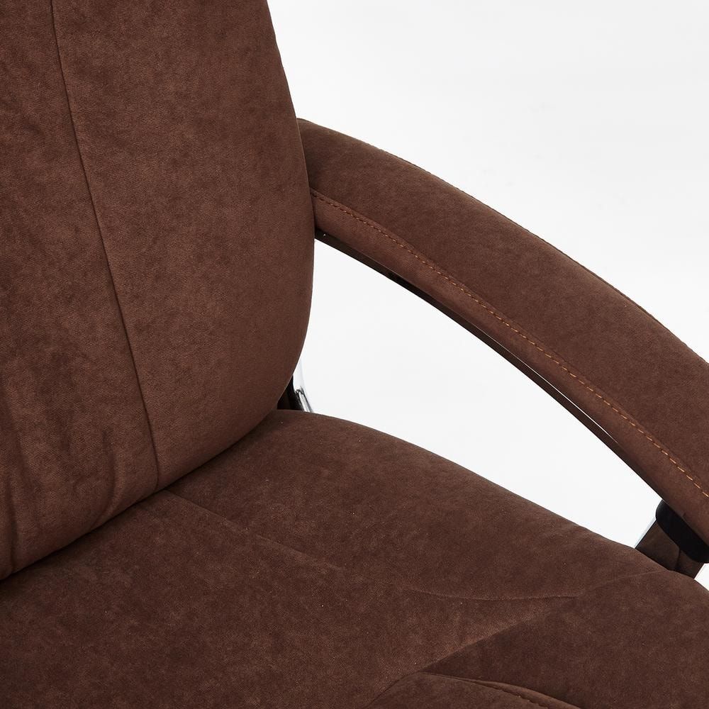 Кресло SOFTY LUX флок коричневый