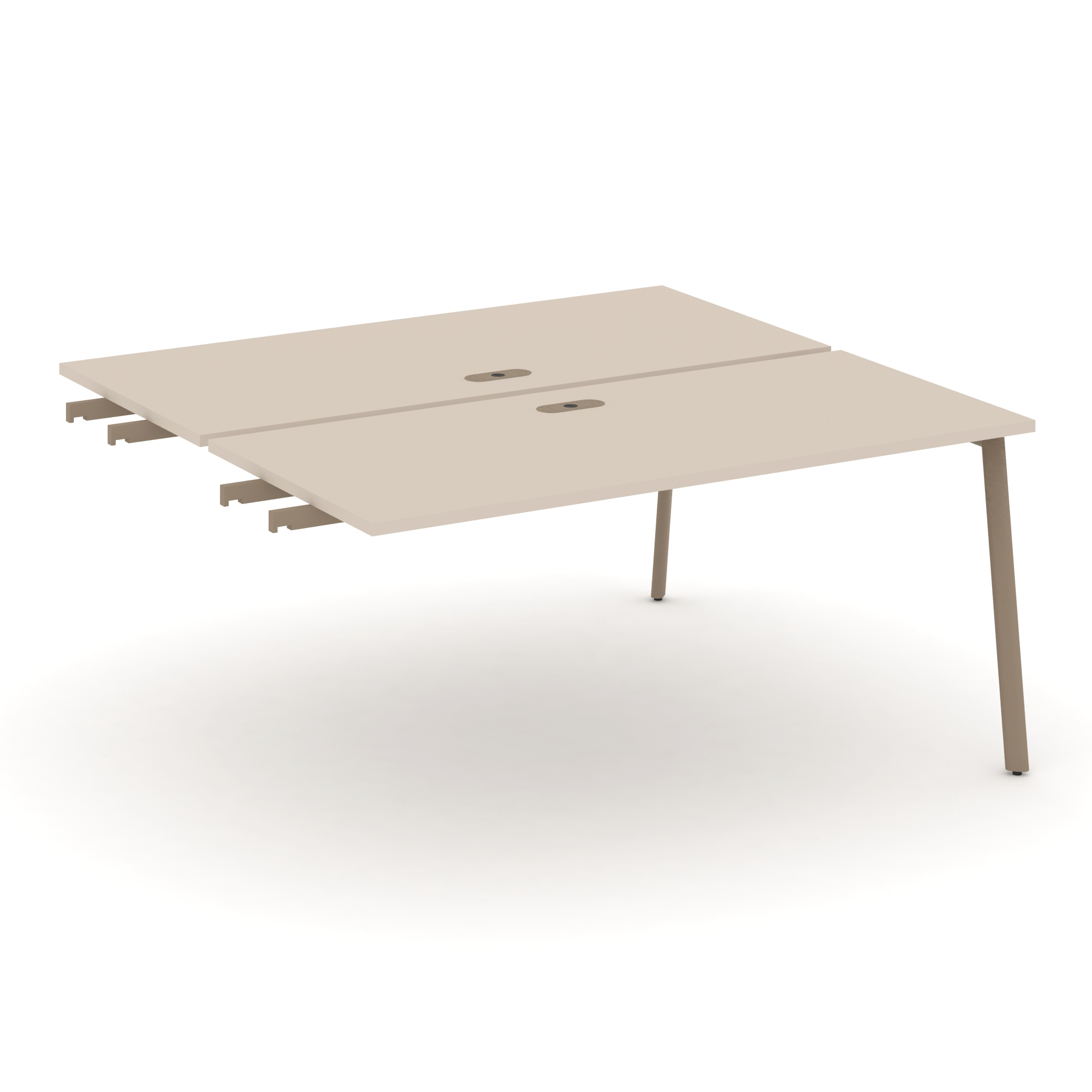 Двойной стол приставка к опорным тумбам Riva Estetica ES.D.SPR-4-LP